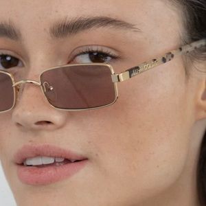 LU GOLDIE NINA CHOC SUNGLASSES